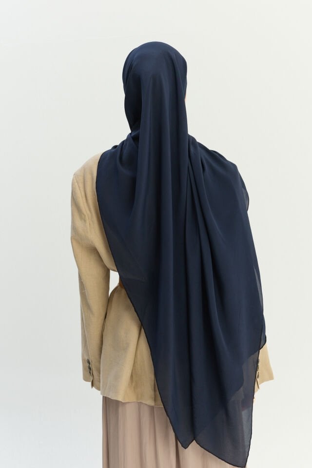 Navy Silk